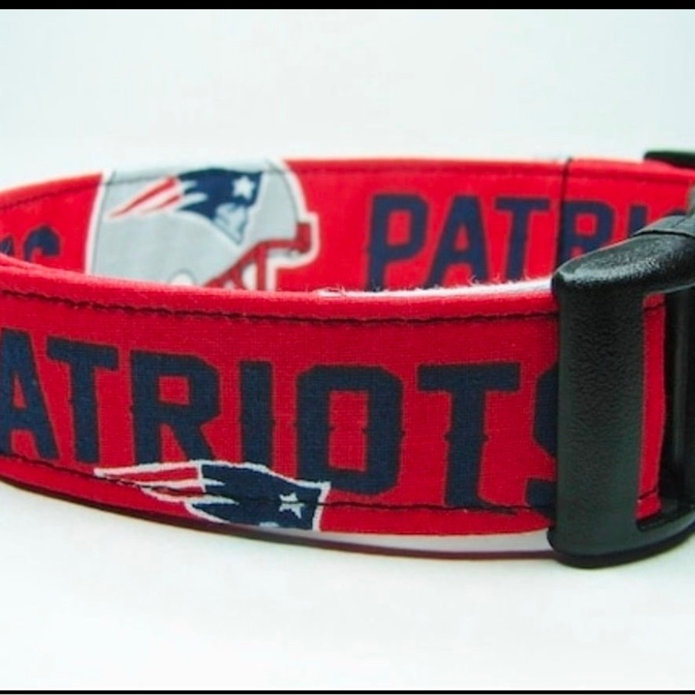 New England Patriots Dog Collar